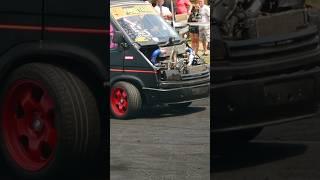 Ford Transit drifting with Bmw 25i turbo engine