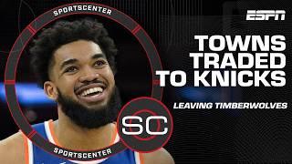  KARL-ANTHONY TOWNS TRADED TO THE KNICKS   SportsCenter