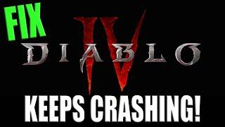 How To Fix Diablo 4 Crashing On PC  Diablo IV Not LaunchingFreezingErrors