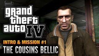 GTA 4 - Intro & Mission #1 - The Cousins Bellic 1080p