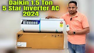 Daikin 1.5 Ton 5 Star Inverter Auto Convertible Air Conditioner 2024  Unboxing and Review