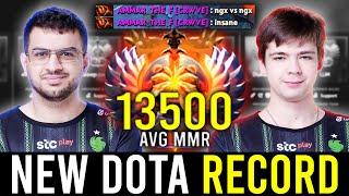 13500 AVG MMR GAME NEW DOTA RECORD - MALR1NE VIPER SHOW