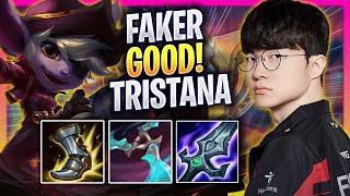 FAKER IS SO GOOD WITH TRISTANA - T1 Faker Plays Tristana MID vs Zeri  Season 2024