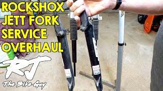 RockShox Jett Fork Service - DisassembleCleanLubeRe-assemble