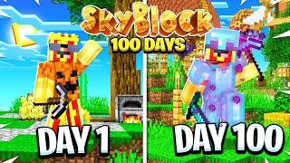 I Spent 100 Days in Minecraft Cubecraft Skyblock... Heres What Happened...