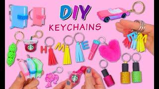 8 FANTASTIC DIY KEYCHAINS  - How To Make Cute Key chain  - Easy Craft To Make at Home