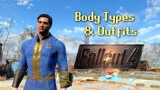 Fallout 4 Body Types & Outfits  Male Body Comparison