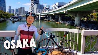 Japan Cycling Tour【4K】Osaka Ride to Yodo River - 大阪 ロードバイク