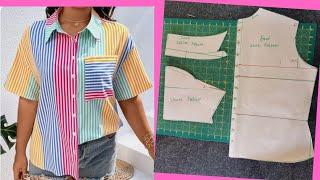 How to sew a shirt beginners friendly.