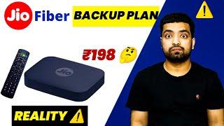 Jio Fiber Backup Plan In ₹198 Per Month Reality  Charges Problems Speed And Full Details