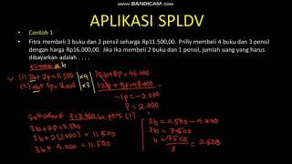 Penerapan SPLDV