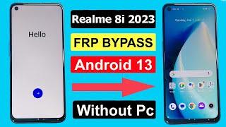 Realme 8i FRP Bypass Android 13  Realme RMX3151 Google Account Bypass Without PcNew Security 2024