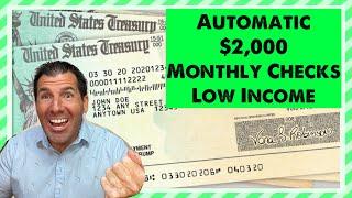 Automatic $2000 Monthly Checks for Low Income Social Security SSDI SSI Seniors With This...