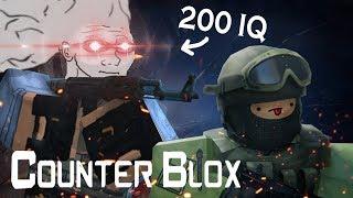 ROBLOX Counter Blox When 200 IQ CSGO Player Plays Counter Blox 20 KDR Funny Montage