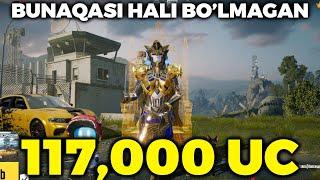 117000 UCGA YANGI KELGAN HAMMA NARSANI OLAMIZ PUBG MOBILE