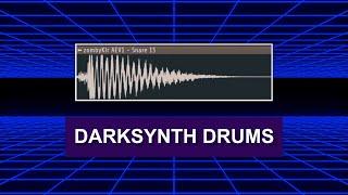 How to Make DarksynthSynthwave Drums ? +FREE SAMPLE PACK