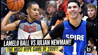 LaMelo Ball vs Julian Newman The Most HYPED Game Of The Year SH*T GOT WILD