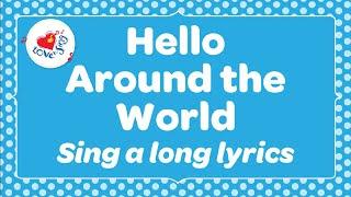 Hello Around the World Song with Lyrics  Sing Hello in Different Languages