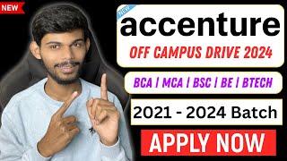 Accenture Off Campus Drive 2024  New Roles New Hiring  All Details