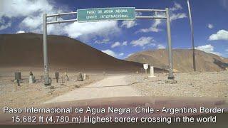 Road Trip Driving Route December 2023 Argentina & Chile #drivelapse #andes #southamerica #roadtrip
