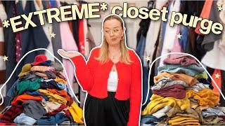 its time for another MASSIVE closet purge... clean out my closet with me