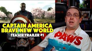 REACTION Captain America Brave New World Teaser Trailer #1 - Anthony Mackie Movie 2024