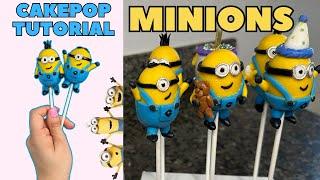 How to make MINION cakepops full tutorial dessert table for Minion Party