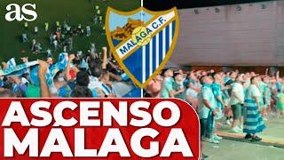 La MEJORES IMÁGENES del ASCENSO del MÁLAGA CF a SEGUNDA DIVISIÓN