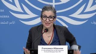 Q&A with Francesca Albanese Special Rapporteur on the occupied Palestinian territory