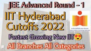 IIT Hyderabad Cutoffs 2022First Round JEE AdvancedAll Branches All Categories Full Cutoff Details
