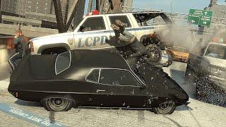 GTA IV - Crashes Bailouts Ragdolls & Fails Compilation #65 1080p