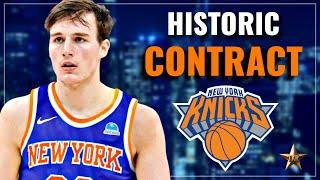 Knicks Rookie Tyler Kolek Receives HISTORIC Long Term Contract…  Knicks News