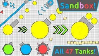 ARENA CLOSER KILLED & NEW SANDBOX -Diep.io All 47 Tanks tested in New Sandbox Update