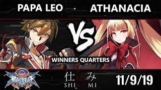 Shikomi BBCF - Papa Leo Naoto Vs. Athanacia Rachel BlazBlue Central Fiction Winners Quarters