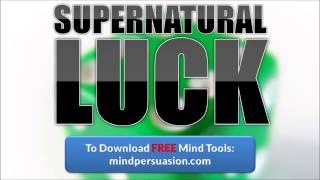 Supernatural Luck   Subliminal Subconscious Brain Blast