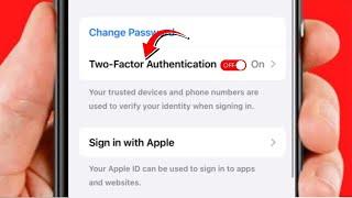 How to Turn Off Two Factor Authentication Apple ID  2023