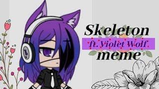 Skeleton  ANIMATION MEME \\ ft. Violet Wolf • FlipaClip • BecaAneko TM