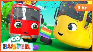 Buster Saves His Friends  Go Buster - Bus Cartoons & Kids Stories