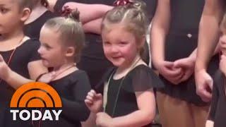 Watch Little Girl’s Face Lights Up Seeing Family At Recital