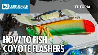 How To Fish Luhr-Jensen Coyote Flashers Including New Cyclone Flasher