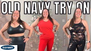 DOWN 35 POUNDS Old Navy Mid Size Activewear TRY-ON HAUL  Prepping for 2021 Program