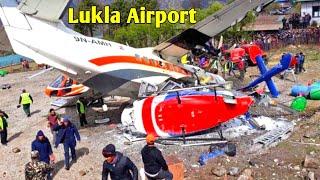 Most Dangerous Airport In The World  Lukla Airport Landing & Takeoff  Tenzing-Hillary Airport