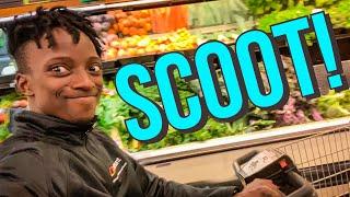 Scooting Through Sprouts with a Sprained Ankle  Injured Athlete Vlog