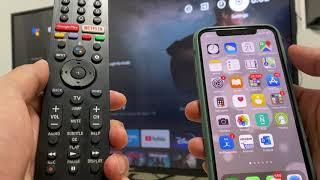 How to CONNECT iPhone to Sony TV  Watch anything on your iPhone on the TV by SCREEN MIRRORING