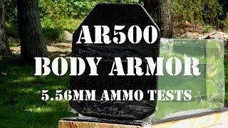 AR500 LEVEL III+ BODY ARMOR VS. 5.56MM AMMO