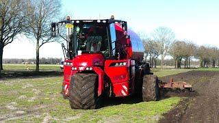 Bouwland bemesten met Vervaet Hydro Trike. Stevens Akkerbouw en Loonbedrijf.