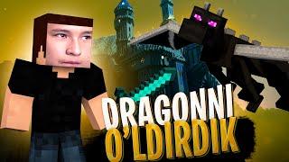 MINECRAFT FINAL  DRAGONNI OLDIRDIK  UZBEKCHA LETS PLAY