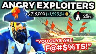 STEALING MILLIONS FROM ANGRY EXPLOITERS Sea of Thieves Season 13