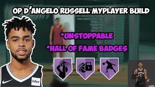 NBA 2K19 OP Dangelo Russell build for MYCAREER and Park