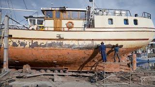 This is how restoring a historic ship feels like